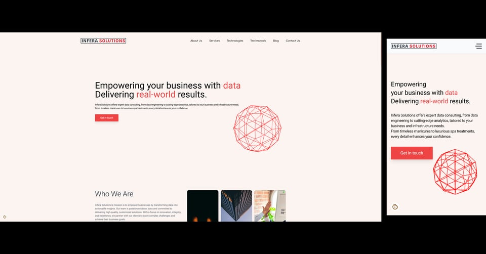 Infera Solutions - Consultancy Site