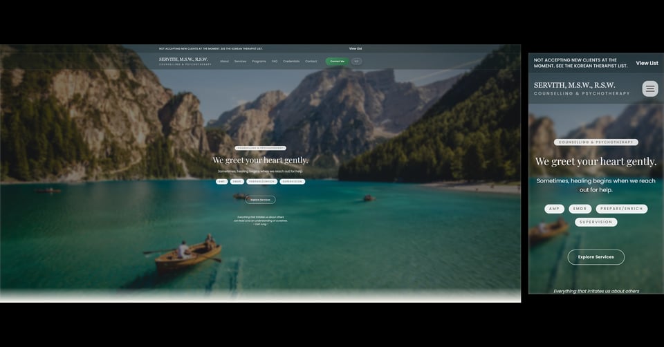 M.S.W., R.S.W. Counselling & Psychotherapy Site